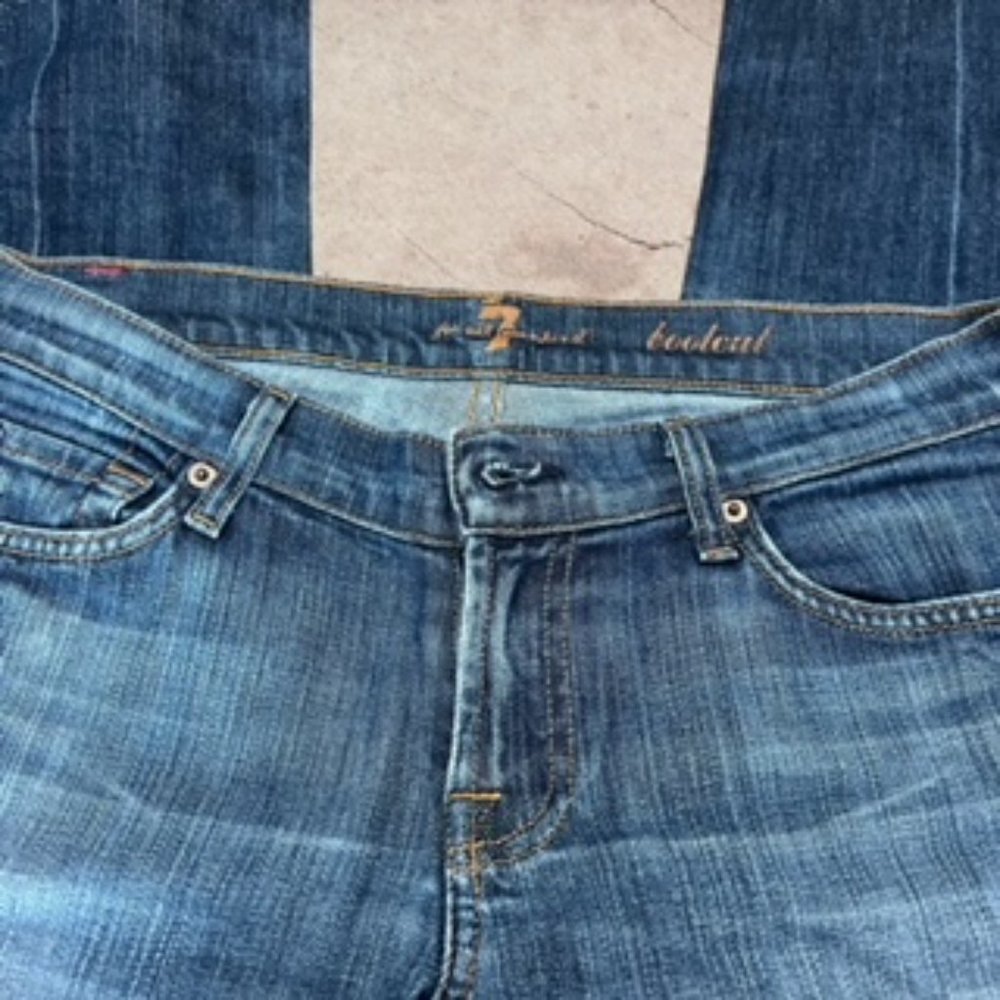 7 For All Mankind Womens Bootcut Jeans - Size 28
